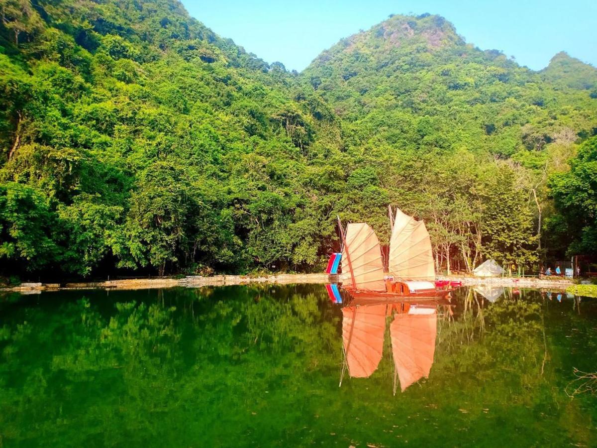 Phuc An Hostel Dong Khe Sau Bagian luar foto